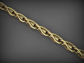 pulseira 231 joalheria pulseiras correntes colar colares ouro prata jóias imprimível santayork rinoceronte Casamento noivado moda luxo beleza enfeite 3d print model - Mito3D