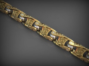 pulseira 232 joalheria pulseiras correntes colar colares ouro prata jóias imprimível santayork rinoceronte Casamento noivado moda luxo beleza enfeite 3d print model - Mito3D
