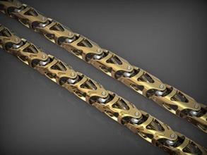 pulseira 233 joalheria pulseiras correntes colar colares ouro prata jóias imprimível santayork rinoceronte Casamento noivado moda luxo beleza enfeite 3d print model - Mito3D