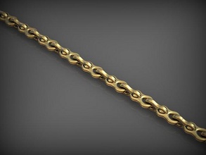 Zincir bilezik 236 takı bilezikler zincirler kolye kolyeler altın gümüş mücevher yazdırılabilir Santayork gergedan düğün nişan moda lüks güzellik süs 3d print model - Mito3D