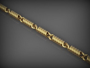 pulseira 24 joalheria pulseiras correntes colar colares ouro prata jóias imprimível santayork rinoceronte Casamento noivado moda luxo beleza enfeite 3d print model - Mito3D