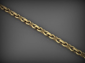 Zincir bilezik 46 takı bilezikler zincirler kolye kolyeler altın gümüş mücevher yazdırılabilir Santayork gergedan düğün nişan moda lüks güzellik süs 3d print model - Mito3D
