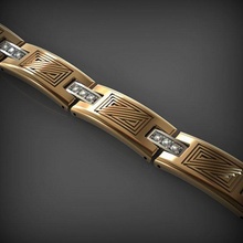 pulseira 65 joalheria pulseiras correntes colar colares ouro prata jóias imprimível santayork rinoceronte Casamento noivado moda luxo beleza enfeite 3d print model - Mito3D