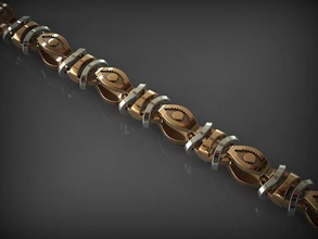 Zincir bilezik 71 takı bilezikler zincirler kolye kolyeler altın gümüş mücevher yazdırılabilir Santayork gergedan düğün nişan moda lüks güzellik süs 3d print model - Mito3D