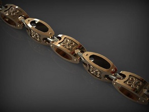 pulseira 86 joalheria pulseiras correntes colar colares ouro prata jóias imprimível santayork rinoceronte Casamento noivado moda luxo beleza enfeite 3d print model - Mito3D