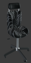 chair gaming dark interior blander 3d print model - Mito3D