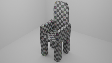 chair chear 3d print model - Mito3D