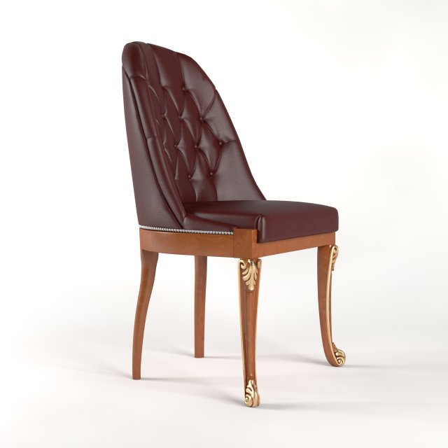 cadeira livre modenesegastona mobília luxo móveis clássicos italianos feito Itália escritório 3D print model - Mito3D