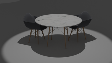 cadeira tabela cadeiras mobília designer inferior poltrona 3d print model - Mito3D