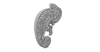 chameleon mandala zentangle pendant 1 chameleon mandala pendant animal jewelry nature silver keychain keyring printable