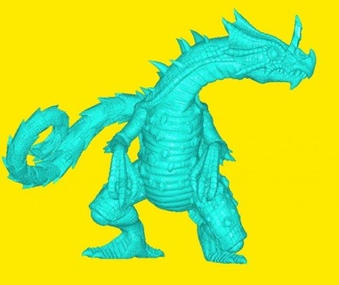 caméléon rapace 3d impression modèle in monstres créatures 3dexport 3d print model - Mito3D