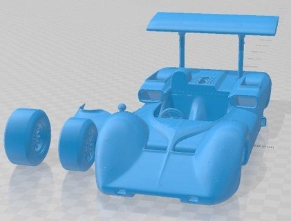 chaparral 2e printable car automotive slot scalextric tamiya rc miniz hobby micro 3d print model - Mito3D