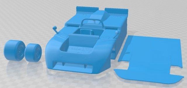 chaparral 2j imprimível carro automotivo fenda escalextrico Tamiya rc miniz passatempo micro 3d print model - Mito3D