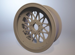 chaparral 2j rim low-poly wheel disc vintage retro diy hobby 3dprint print 3d print model - Mito3D