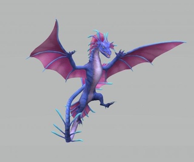 character fantasy dragon ready print sculpture dragons tales creature monster animals reptile dinosaur legendary beast anime cartoon magical firebreathing wing 3d print model - Mito3D