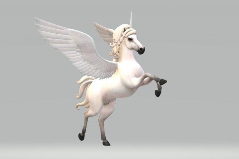 carattere fantasia unicorno pronto Stampa scultura pegasus miniatura cavallo mitologia mitico 3dprint miniature figurine 3dprintmodel 3dmodel arte animali sculture epico leggenda alato stampabile 3d print model - Mito3D