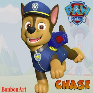 Verfolgungsjagd 3d drucken Modell Figuren Polizei Pfote patrouillieren paw patrol Hund Hündchen Tier 3dprint 3dprinting Zahl Statue Anime Karikatur Comic Kunst Charakter Design Manga Pawpatrol 3d print model - Mito3D