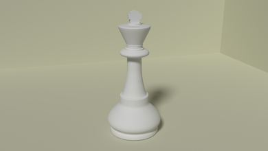 chess king 3d 3dpring 3dscan bishop rook pawn chip cool queen knight 3d print model - Mito3D