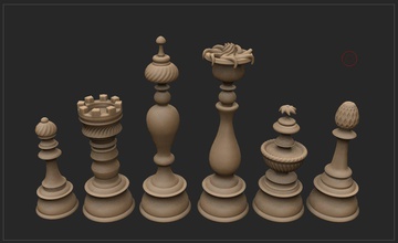 échecs ajedrez tablero 3d impression modèle in planche jeux 3dexport table juego jeu 3d print model - Mito3D