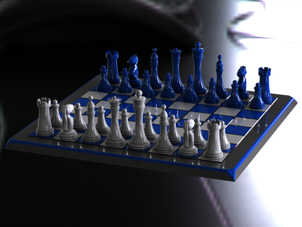 chess board complete set  board games chess board complete set game queen king knight bishop pawn games sports rook chessboard horse piece cad pieces toys  3d print model - Mito3D