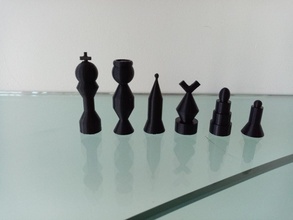 ajedrez juego 3d print model - Mito3D