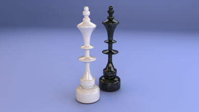 chess piece - king game strategy poly models various-models 3d print model - Mito3D