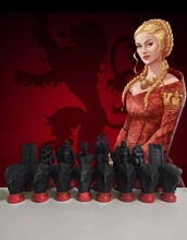chess pieces based on songs of ice fire by george martin game thrones 3d print model in board games 3dexport gameofthrones chessboard chessgame stark lanisters 3d print model - Mito3D