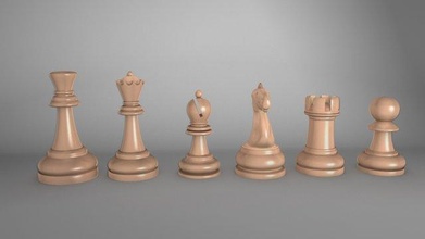 xadrez peças livre 3d modelo in 3dexport jogo tabuleiro maya rei rainha obj 3d print model - Mito3D