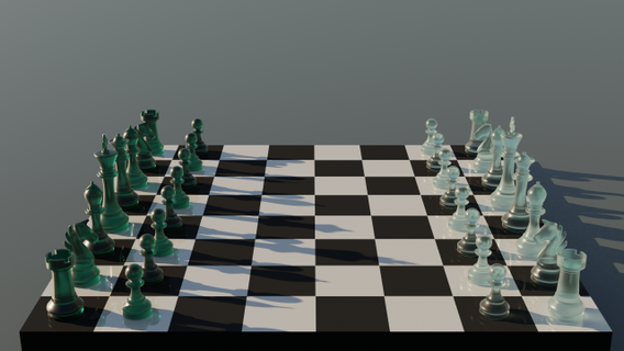 chess set board games game chessman figure king pawn horse rook bishop queen knight move check mate piece sacrifice chessboard chesspiece chessset 3d print model - Mito3D