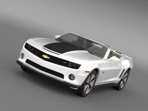 chevrolet camaro 2013 hotwheels se convertibile 3d modello in sport macchine 3dexport caldo ruote macchina veicolo auto automobile higt poli 3d print model - Mito3D