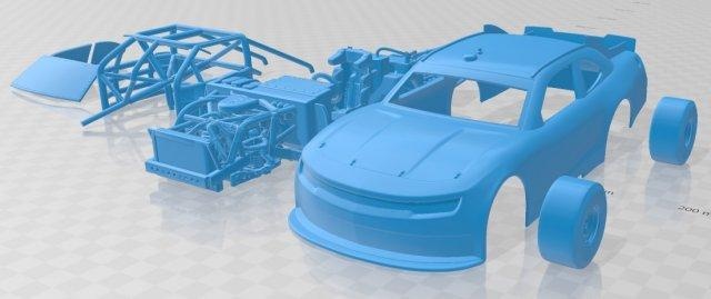 chevrolet camaro nascar napa 2014 imprimible coche vehiculo automotor espacio scalextric Tamiya rc miniz pasatiempo micro 3d print model - Mito3D