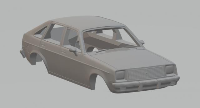 chevrolet chevette estados unidos 3d impresión modelo in vehículo 3dexport ruedas fundido presión calientes tragamonedas espacio coche vehiculo caliente tamya isuzu daweoo daewoo opel caballero vauxhall 3D print model - Mito3D