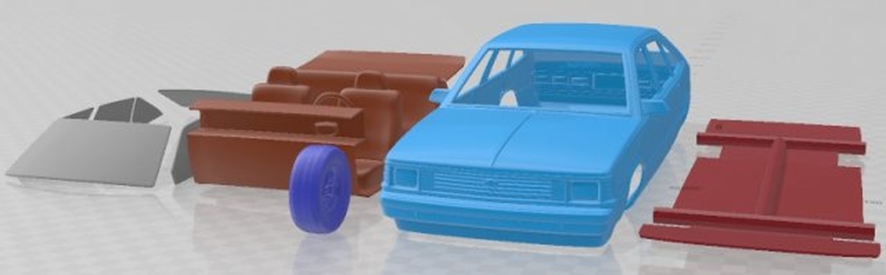 chevrolet citação 1980 imprimível carro 3d impressão modelo in automotivo 3dexport fenda escalextrico tamiya rc miniz passatempo micro diecast 3d print model - Mito3D