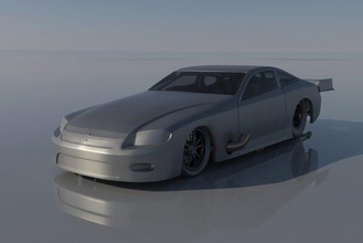 chevrolet cobalt pro mod car cars vehicle hobby auto automotive wheel sla fdm printcar print rc toy interior 3d print model - Mito3D