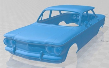 chevrolet corvair sedan 1960 imprimível corpo carro 3d impressão modelo in automotivo 3dexport fenda escalextrico tamiya rc miniz passatempo micro 3d print model - Mito3D