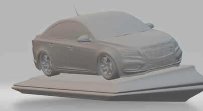 chevrolet cruze 2012 diecast slot car hotwheels supercars hypercars dodge 3d print model - Mito3D