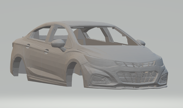 chevrolet cruze 2014 slot autorama slotcars hotwheels diecast scx supercarros hypercars a gm opel 3d print model - Mito3D