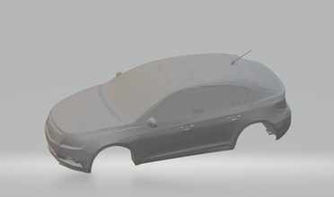 cruze hatch chevrolet slotcar döküm sıcak hotwheels yuvası araba juguetes holden opel daewoo 3d print model - Mito3D