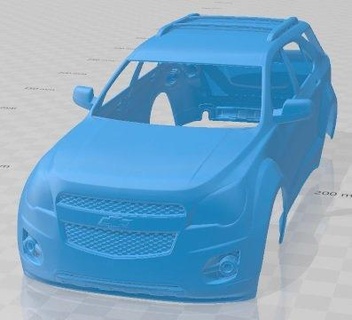Chevrolet équinoxe 2009 imprimable corps voiture 3d impression modèle automobile fente scalextric tamiya rc miniz loisir micro 3d print model - Mito3D