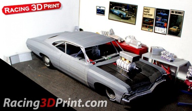 chevrolet impala 1969 süper stok 3dprint 3d yazdır model in araç 3dexport chevy v8 v8engine yarış dragster musclecar 3dprinted arabası 3dprintable ölçekli hobi kendin yap döküm korvet sürüklemek 3d print model - Mito3D
