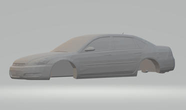 chevrolet impala de 2008 diecast hotwheels slot autorama carro suv escolha a gm pontiac holden 3d print model - Mito3D
