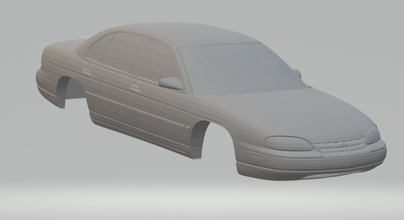 chevrolet lümina sedan 3d yazdır model in araç 3dexport tekerlekler döküm sıcak slotcar yuva araba chevrolte h0 gm impala ss nascar buick pontiac 3d print model - Mito3D