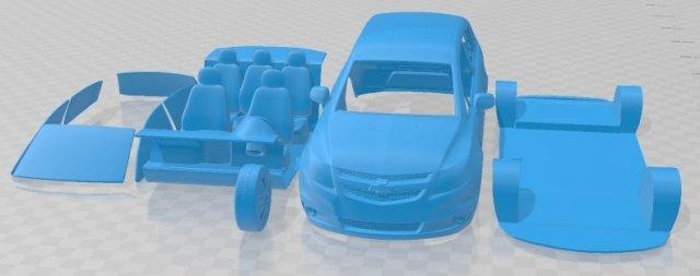 Chevrolet vela 2012 imprimível carro 3d impressão modelo automotivo fenda escalextrico Tamiya rc miniz passatempo micro 3d print model - Mito3D