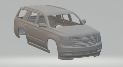 chevrolet tahoe 2015 3d print model in vehicle 3dexport diecast slot-car slotcar slot car hot hotwheels rc wagon suv gmc silverado 3d print model - Mito3D