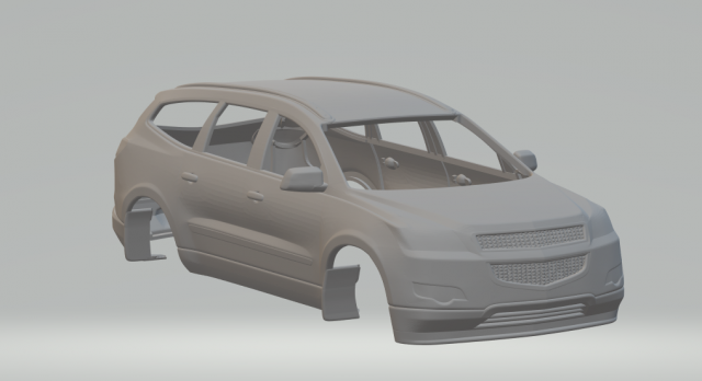 chevrolet atravesar fundido presión ruedas calientes espacio tragamonedas slot car caliente juguetes coche vehiculo 3dpirnt impresión imprimible 3D print model - Mito3D