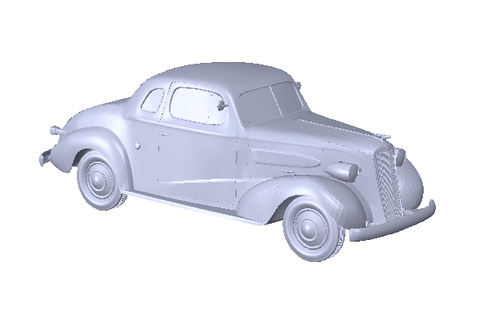 chevy 1937 automotive cars 3d stl print printable design pla voiture 3d print model - Mito3D