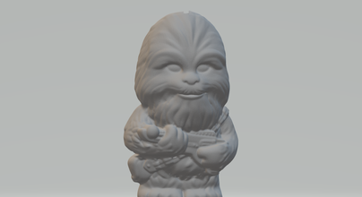 chewbacca money safe toys toy star wars cofre starwars hobbie action figure 3d print model - Mito3D