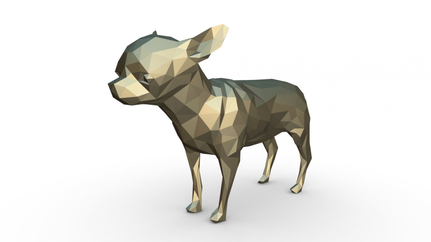 chihuahua şekil 2 3d yazdır model in hayvanlar 3dexport sanat hediye mücevher takı kolye 3dprint hayvan dekor heykelcik figürinler iç tasarım minyatürler heykel oyuncak köpek memeli 3D print model - Mito3D