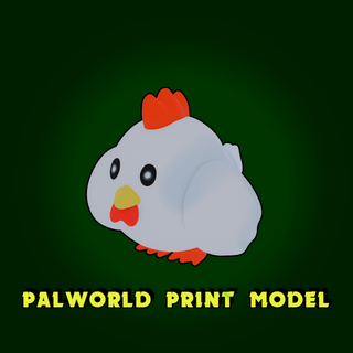 chikipi palworld stl fbx obj blend monsters & creatures chicken poultry farm animal meat eggs hen rooster domesticated bird feathered friend roast 3d print model - Mito3D