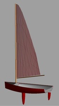 childrens yacht 3d model in sailboat 3dexport ships sports sailboats 3d print model - Mito3D
